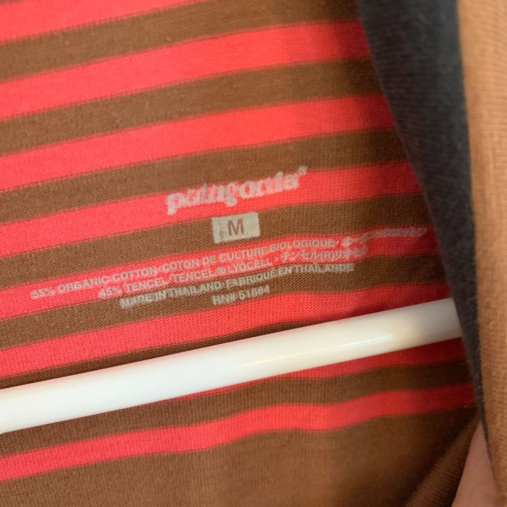 Patagonia Rare Unique "Vintage" (2012ish?) CowlNeck Striped Sleeveless Sundress - Picture 3 of 9